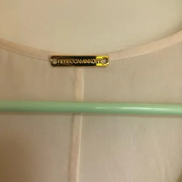 Rebecca Minkoff Split Shirt-tail Silk Floral Tank Top Size 4 - Picture 3 of 5